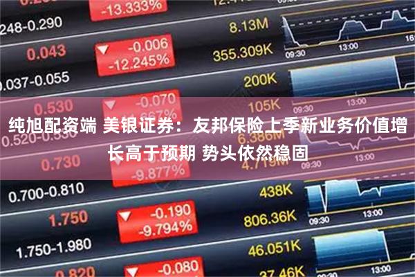 纯旭配资端 美银证券：友邦保险上季新业务价值增长高于预期 势头依然稳固