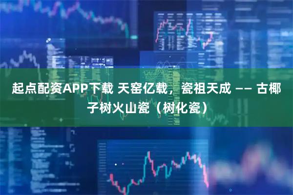 起点配资APP下载 天窑亿载,瓷祖天成 —— 古椰子树火山瓷(树化瓷)